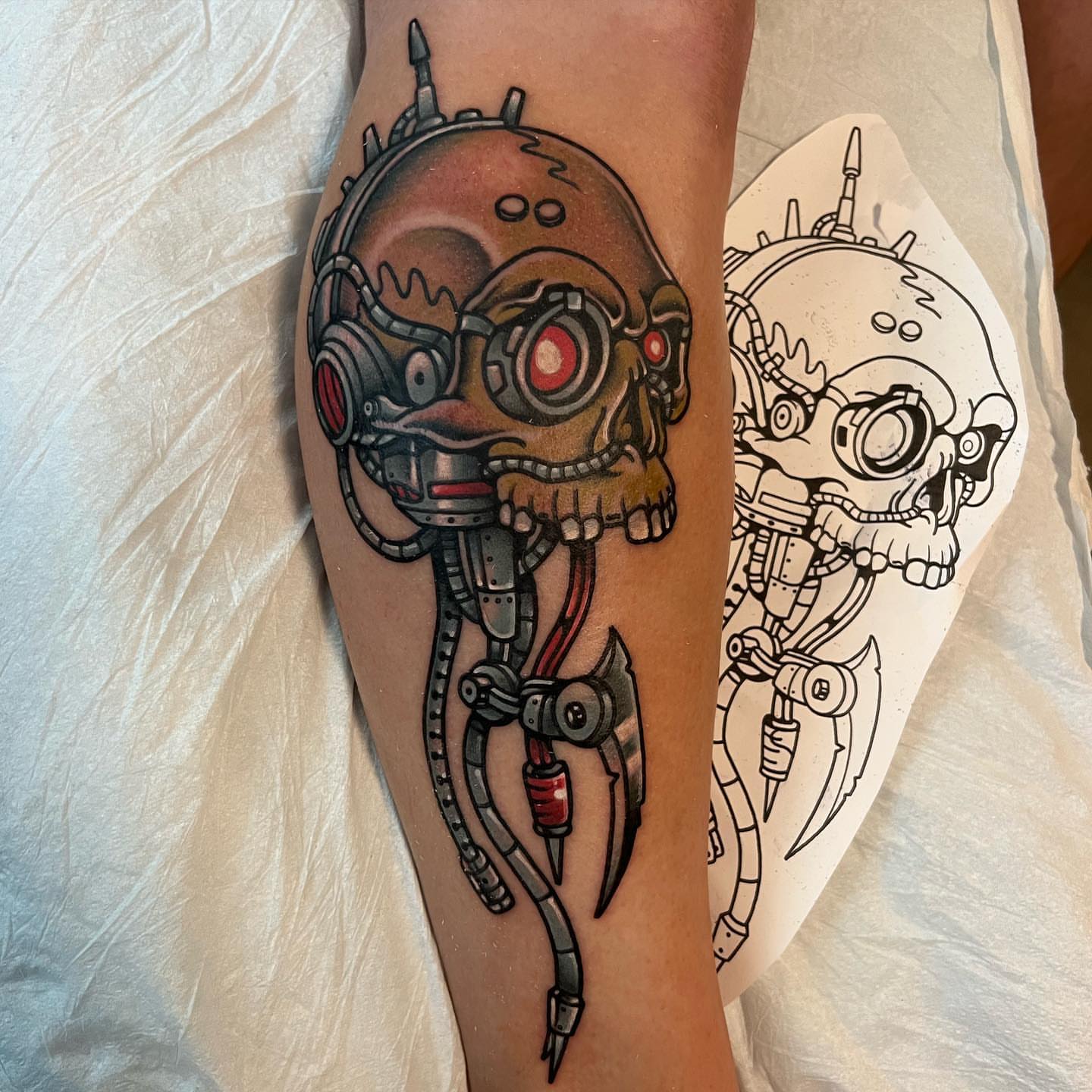 Tattoo by @cody_tweedy — geometric, illustrative