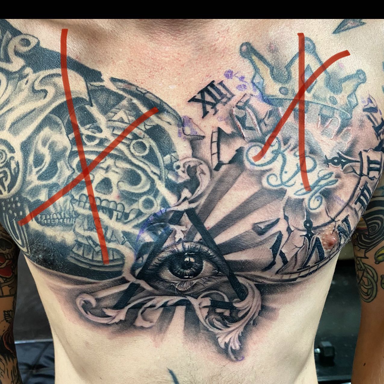 Tattoo by @chriscooperink — black_and_grey, realism