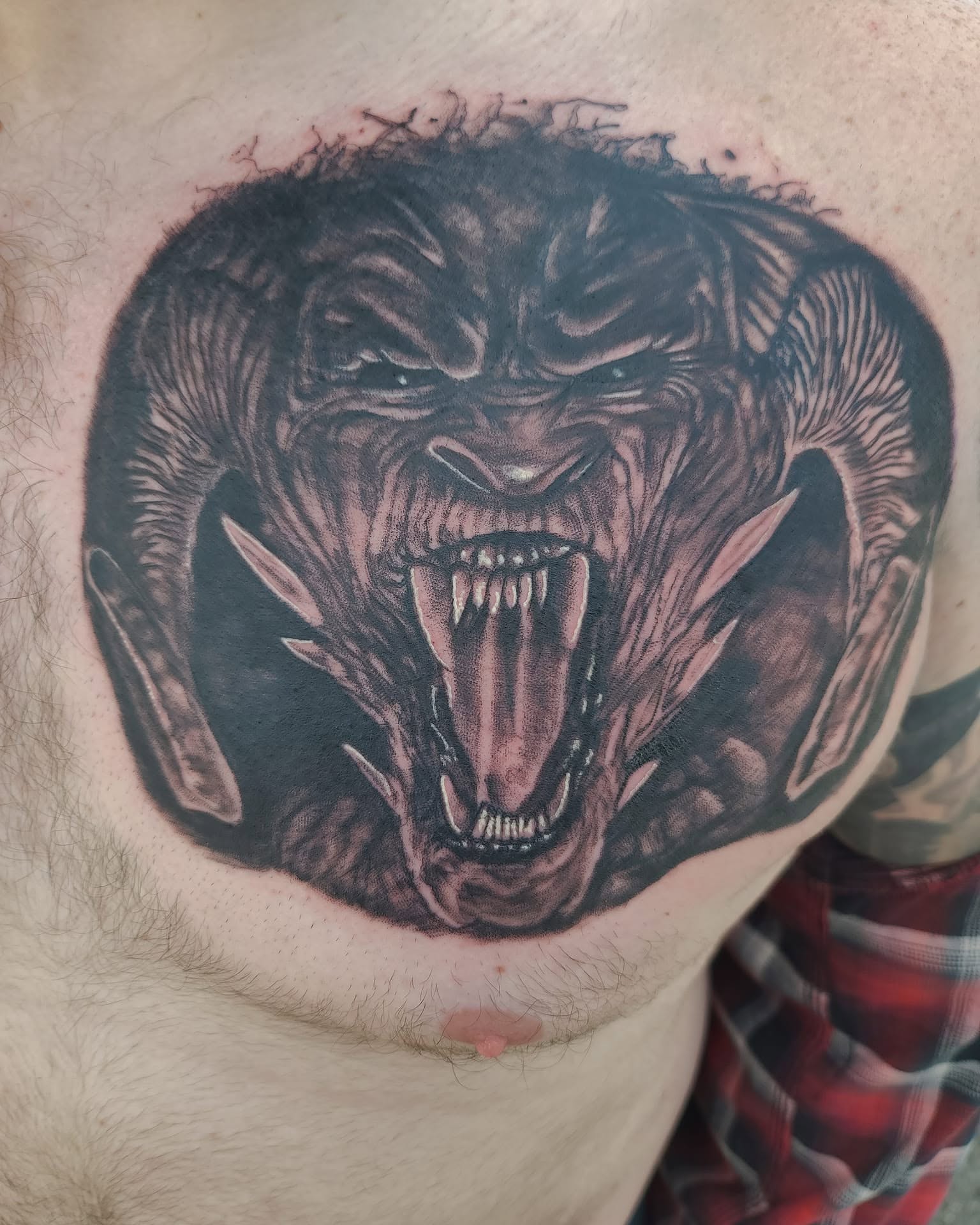 Tattoo by @mitchprestontattoos — dark_realism