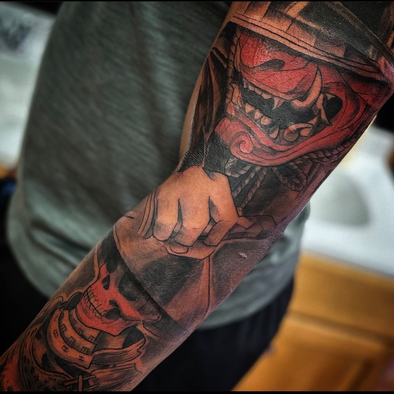 Tattoo by @rockemtatts — japanese_irezumi