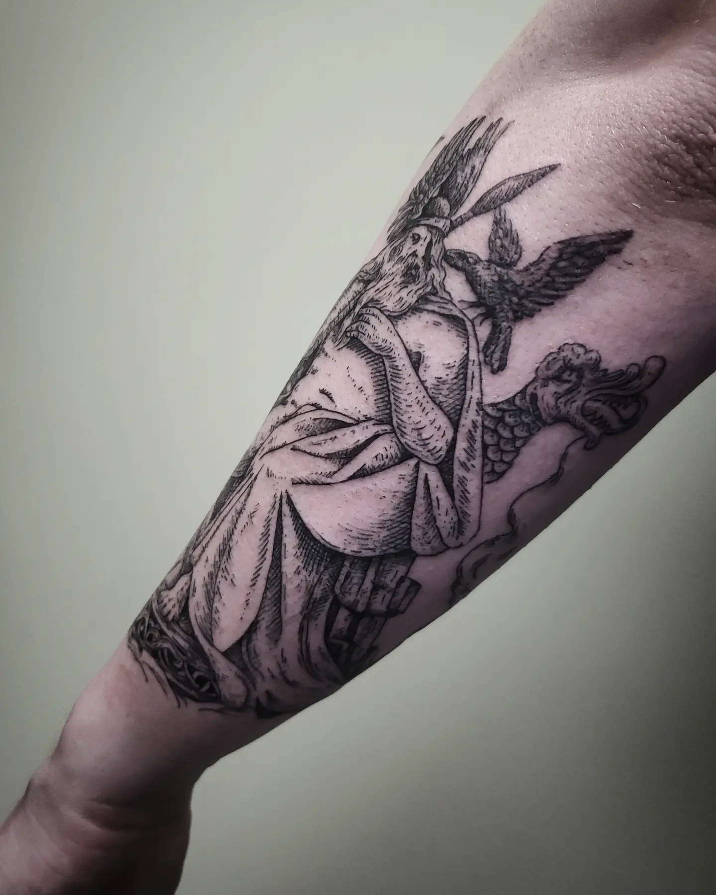 Tattoo by @kritrv — black_and_grey