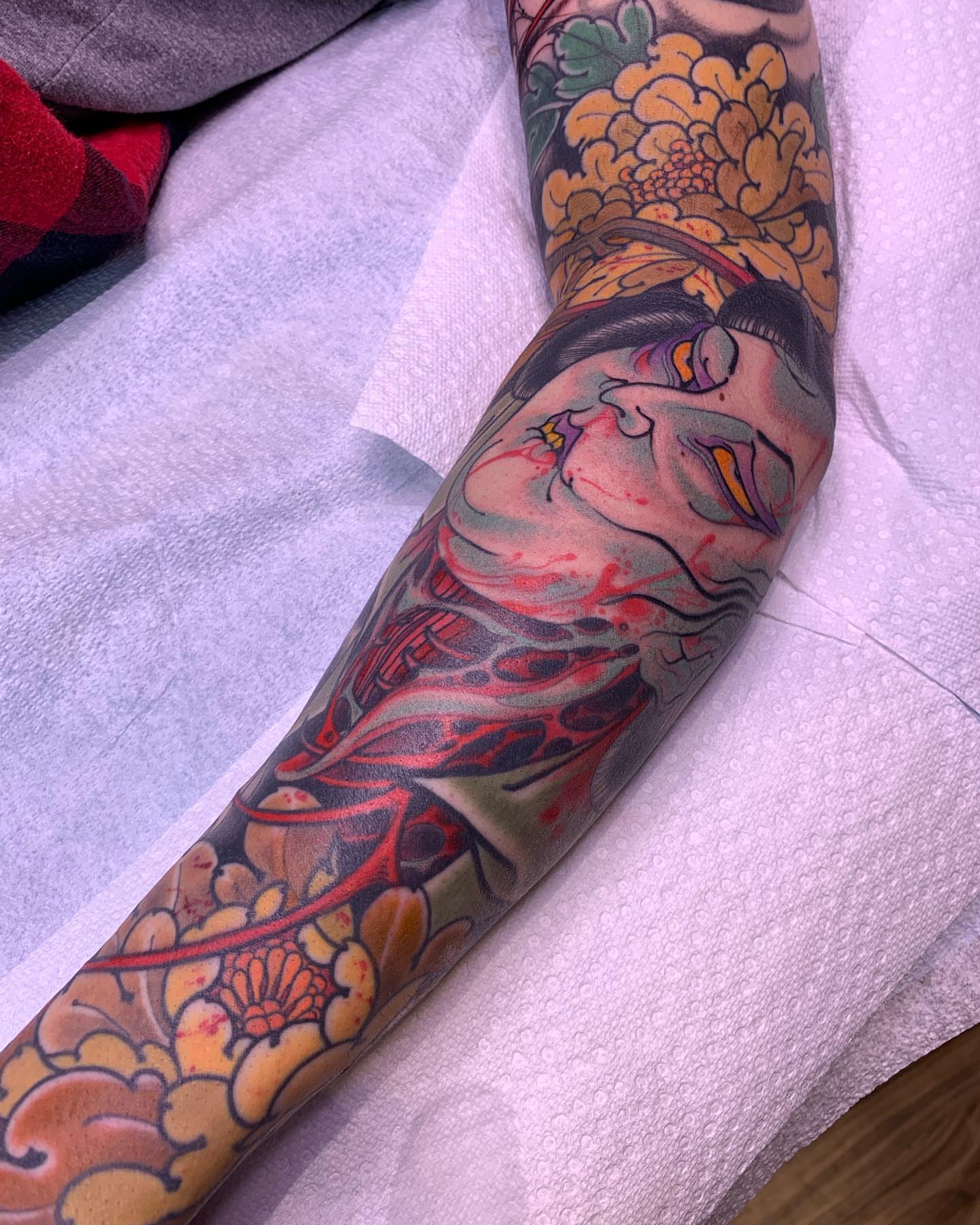Tattoo by @r_goodkind — japanese_irezumi