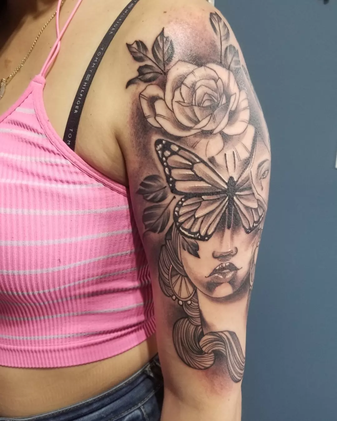 Tattoo by @gordochilitotattoos — black_and_grey, realism