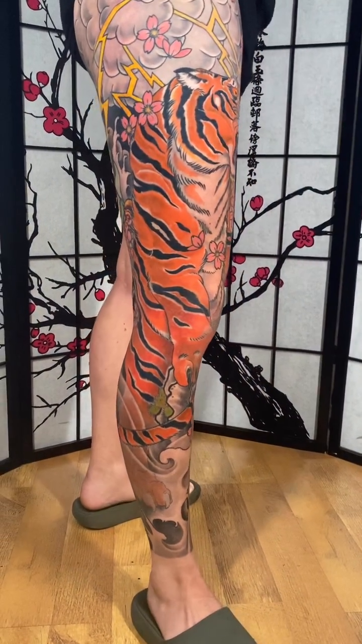 Tattoo by @ericjamestattooer — japanese_irezumi, realism