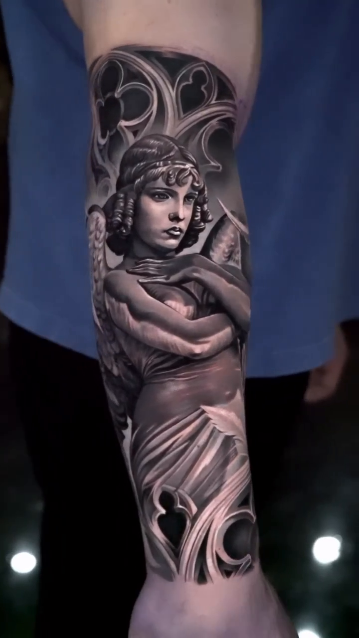Tattoo work at Flower City Tattoo Convention 2026