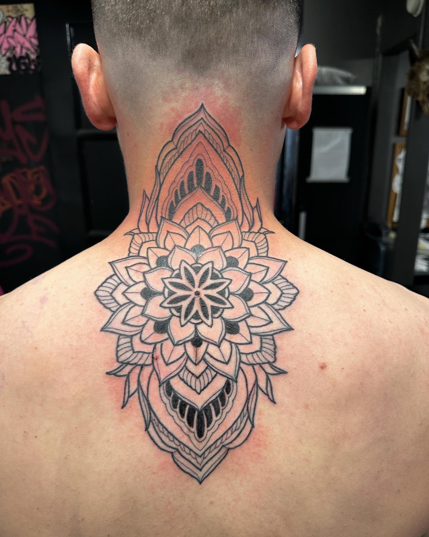 Tattoo by @duffsart — geometric, ornamental