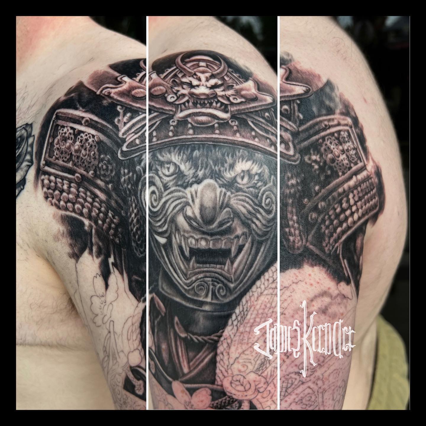 Tattoo by @jameskernart — black_and_grey, realism