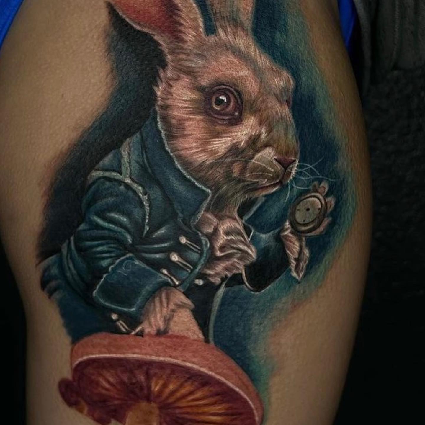 Tattoo by @big_c._tattoos — realism, dotwork