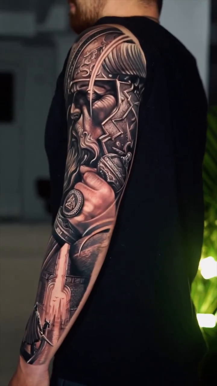 Tattoo by @estebanceron_art — realism, black_and_grey