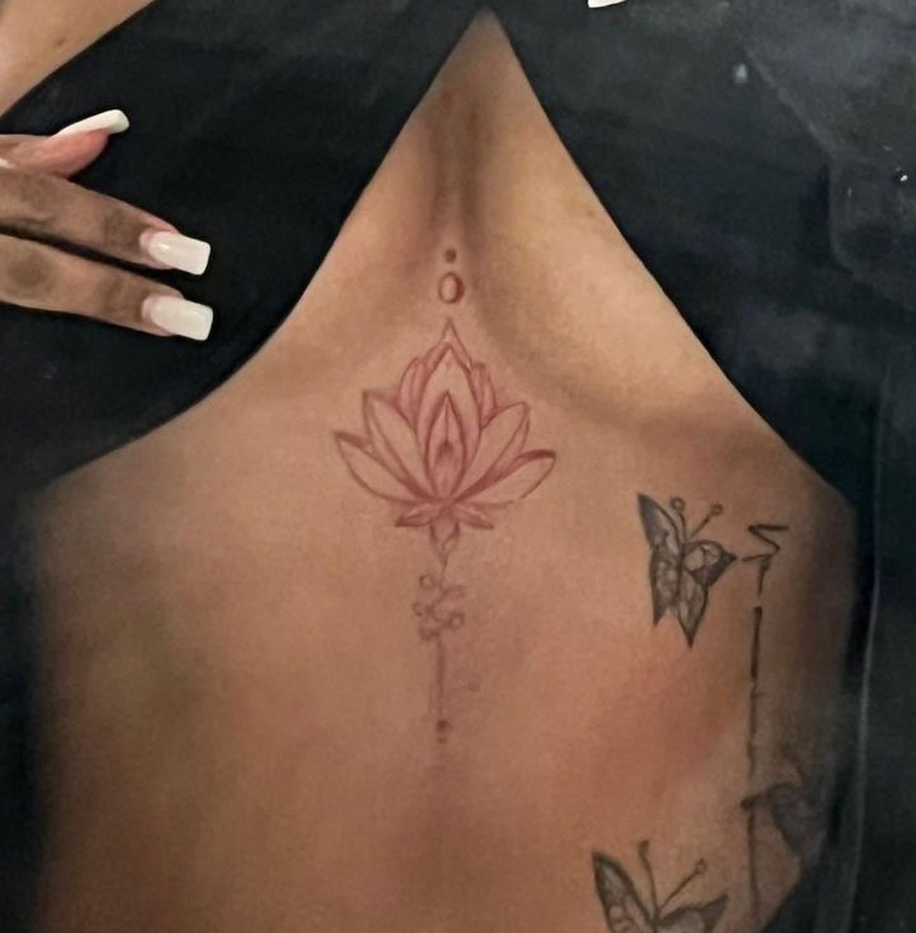 Tattoo by @jaystats03 — dotwork, geometric