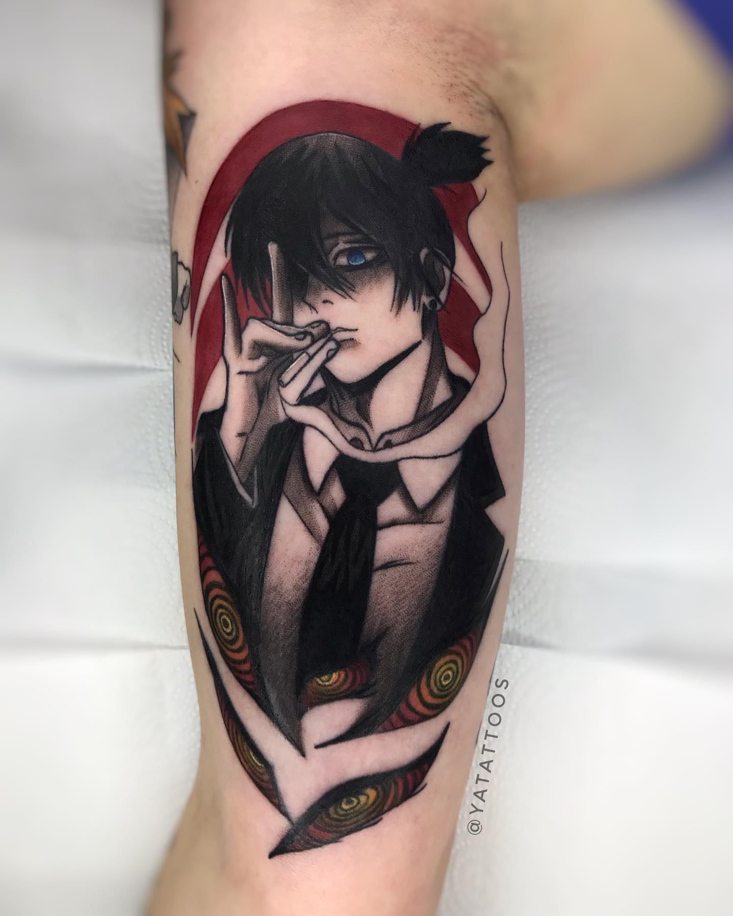 Tattoo by @yatattoos — anime