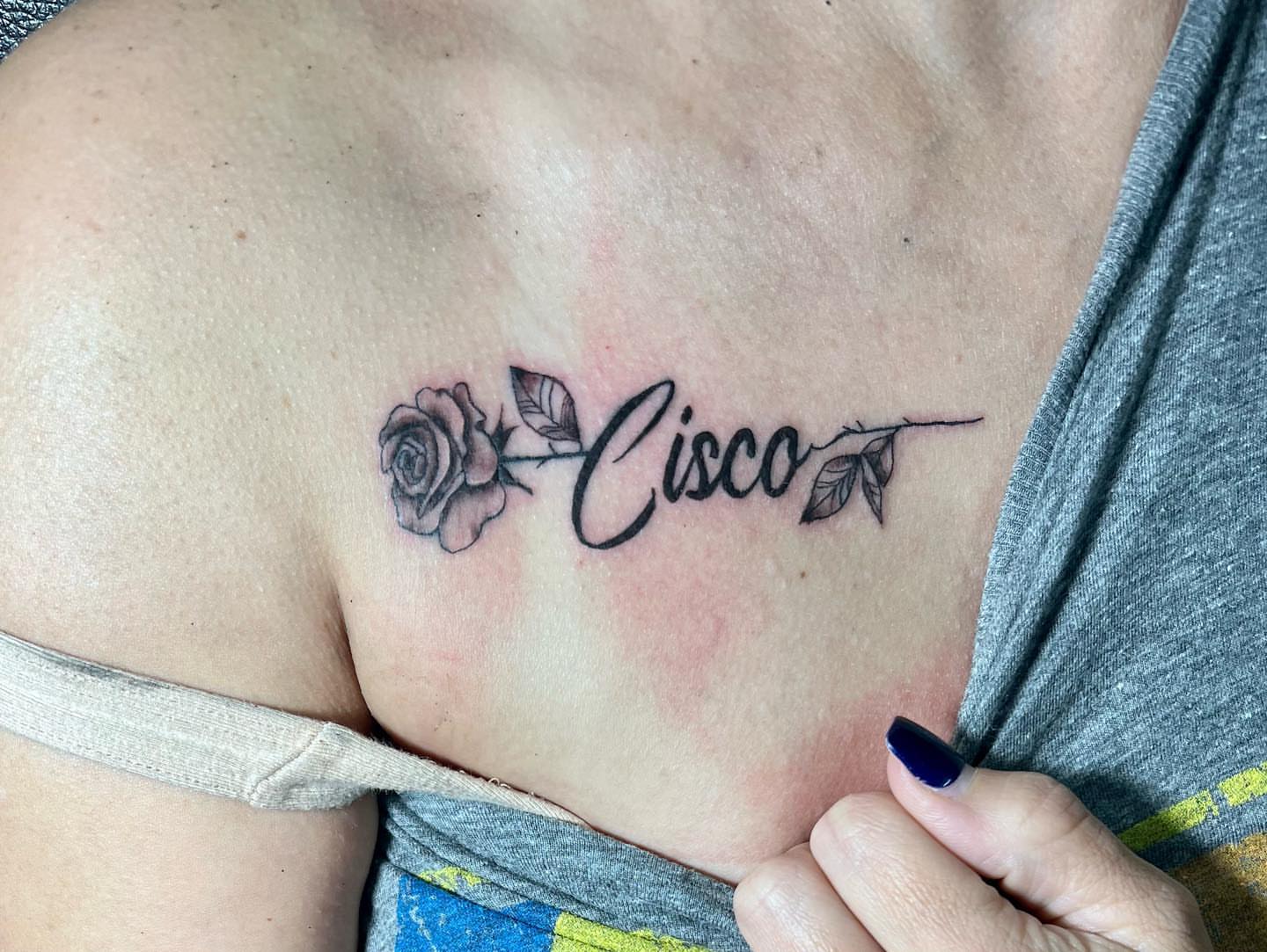 Tattoo by @jaystats03 — black_and_grey