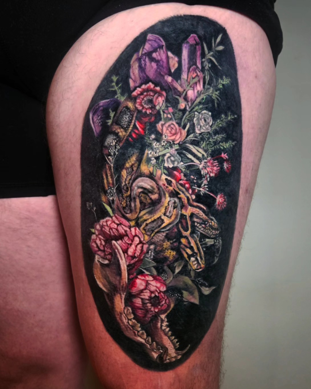 Tattoo by @1800stabyou — realism, dark_realism