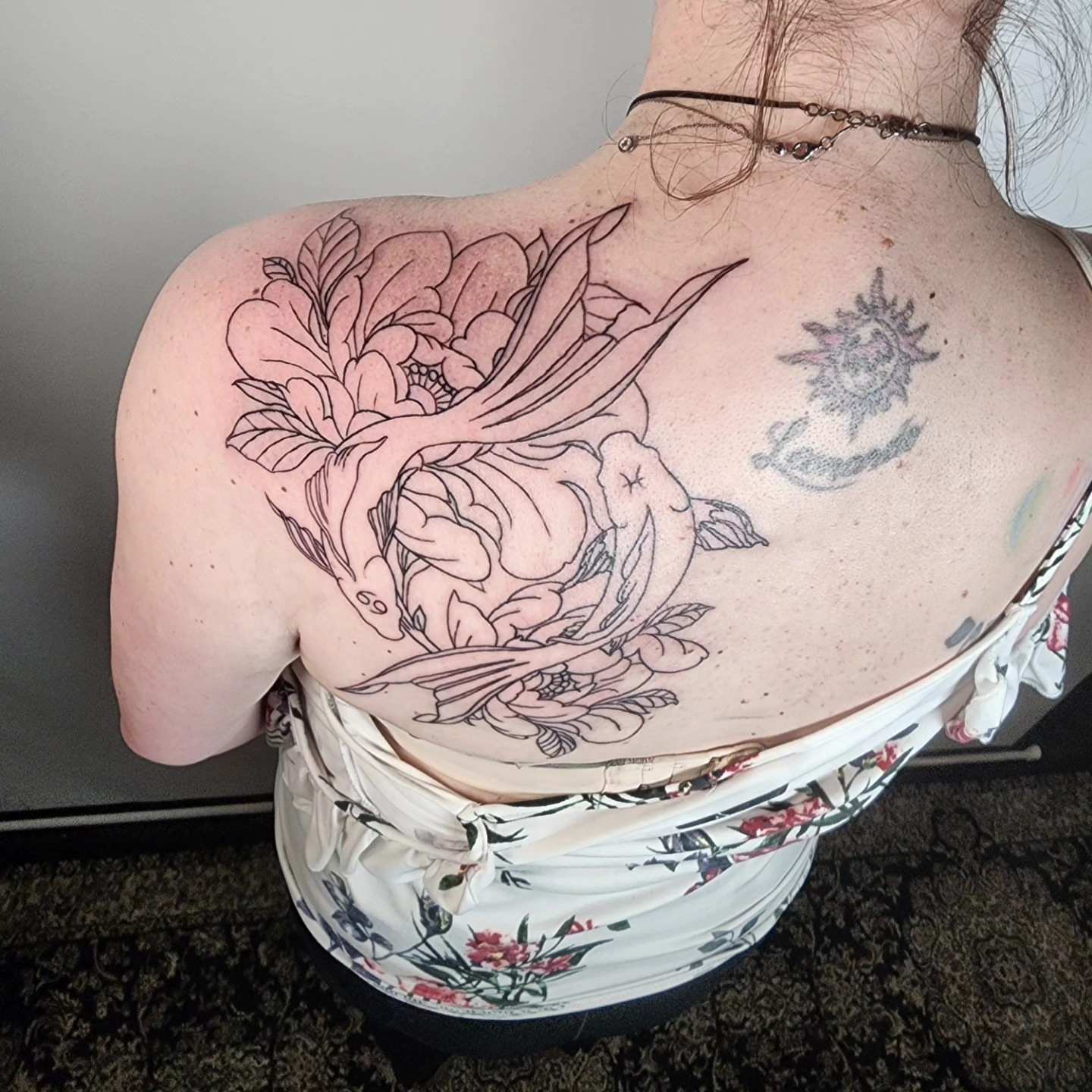 Tattoo by @soleilantoinette — black_and_grey