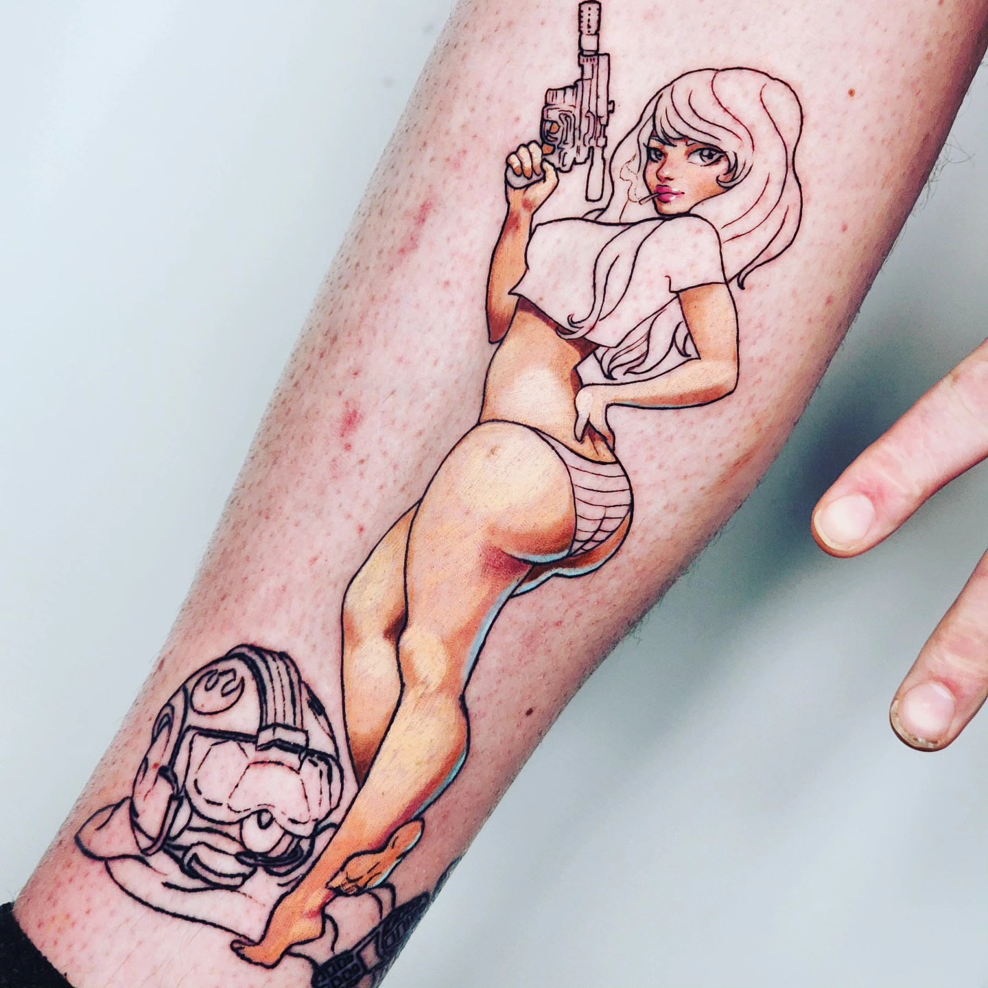 Tattoo by @soleilantoinette — illustrative