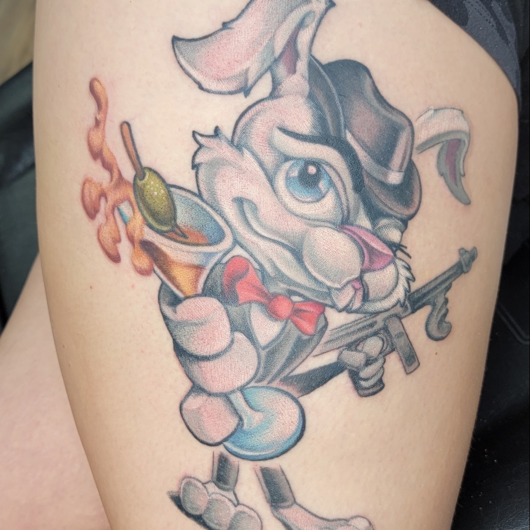 Tattoo by @blovetattoo — new_school, realism