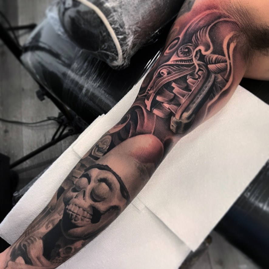 Tattoo by @juliocalderonart — black_and_grey, realism