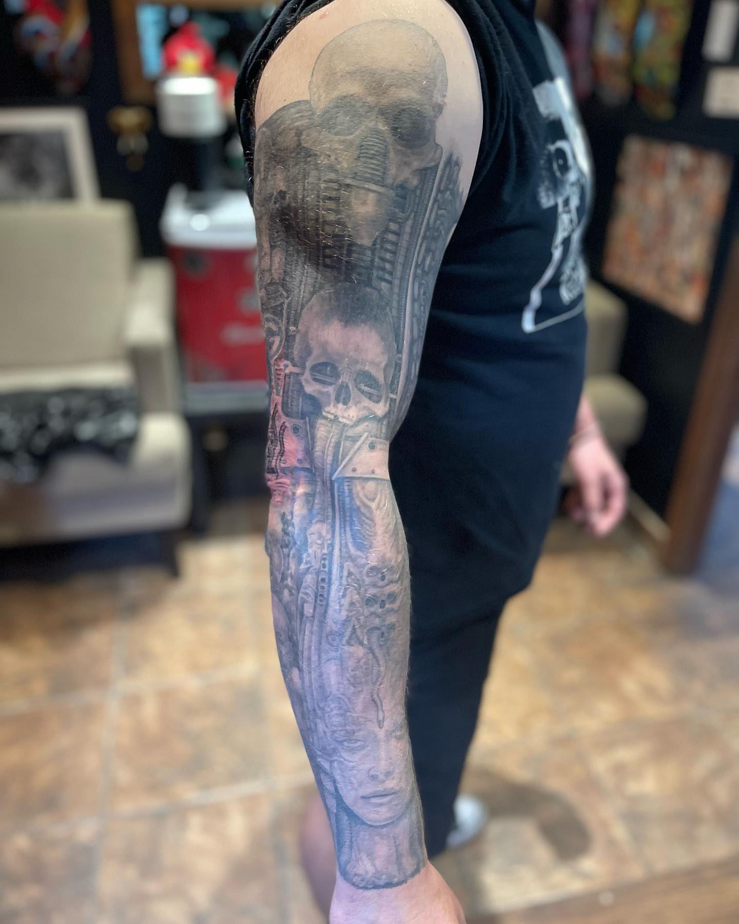 Tattoo by @baomtl — black_and_grey, realism