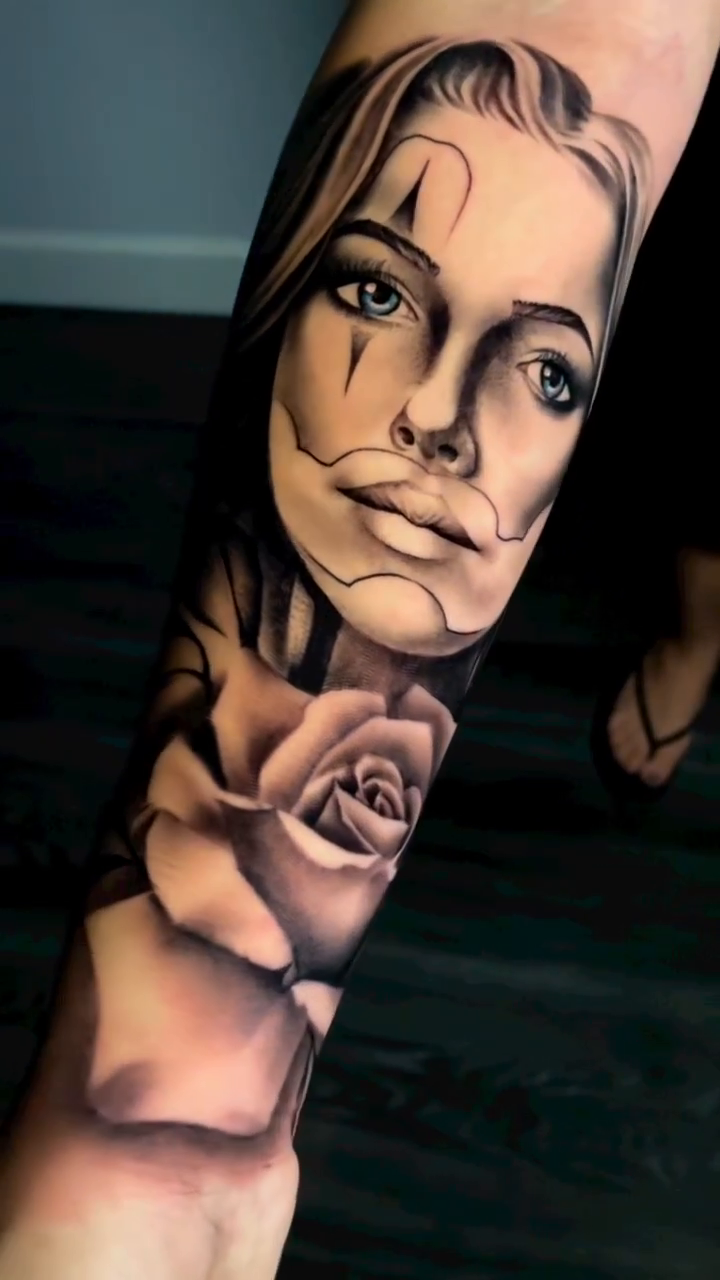 Tattoo by @jawbreakerjeremy — black_and_grey, realism
