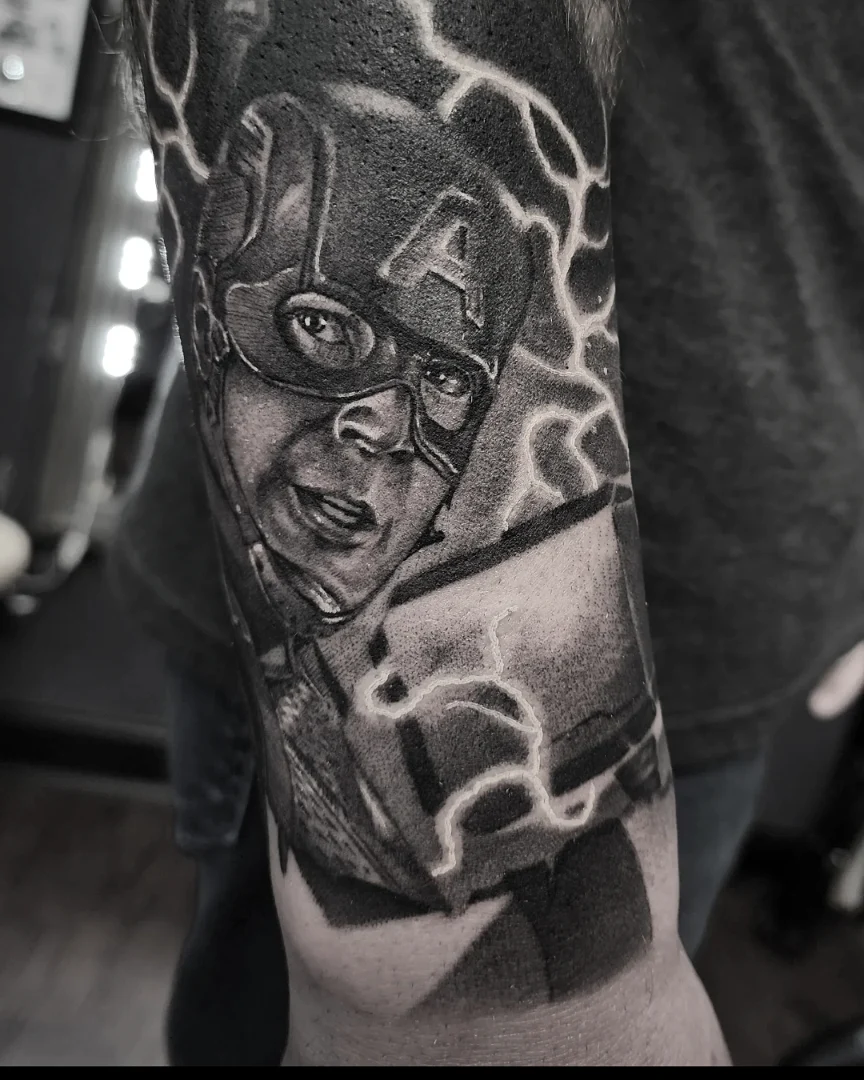 Tattoo by @daniryantattoos — black_and_grey, realism