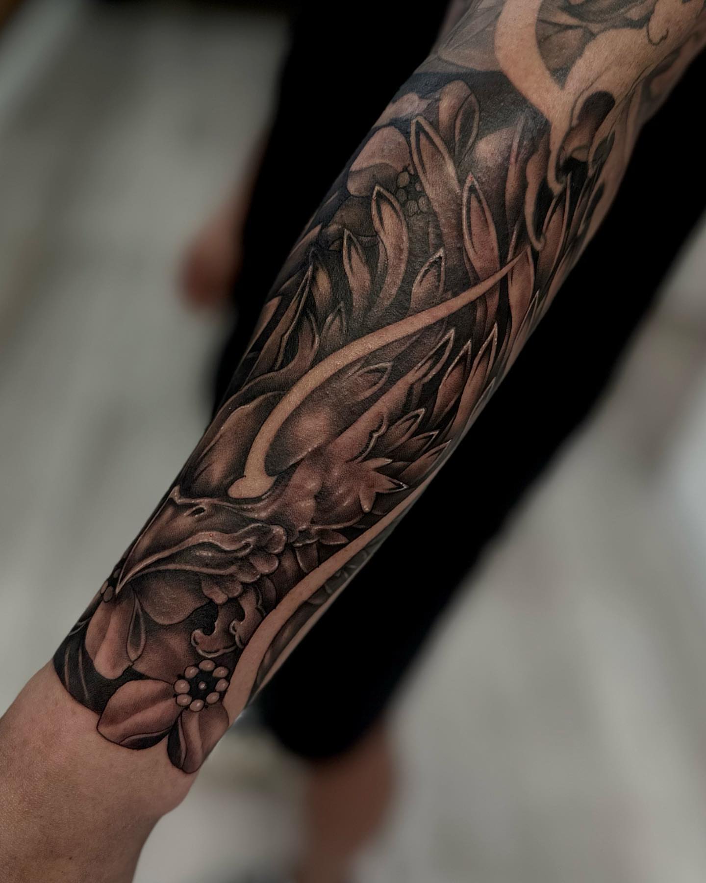 Tattoo by @jennal_wang — black_and_grey, realism