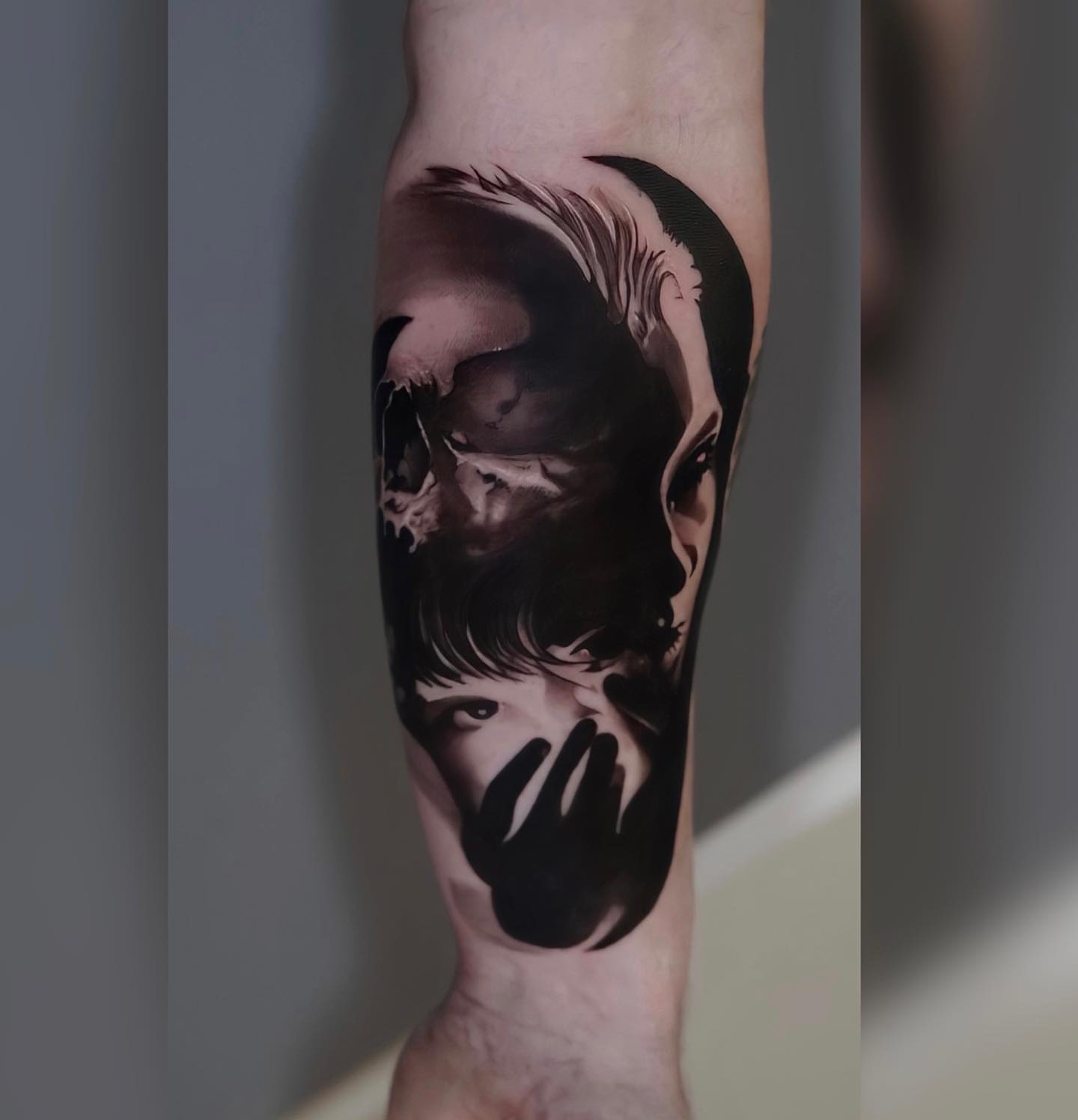Tattoo by @schrail_edmund — dark_realism