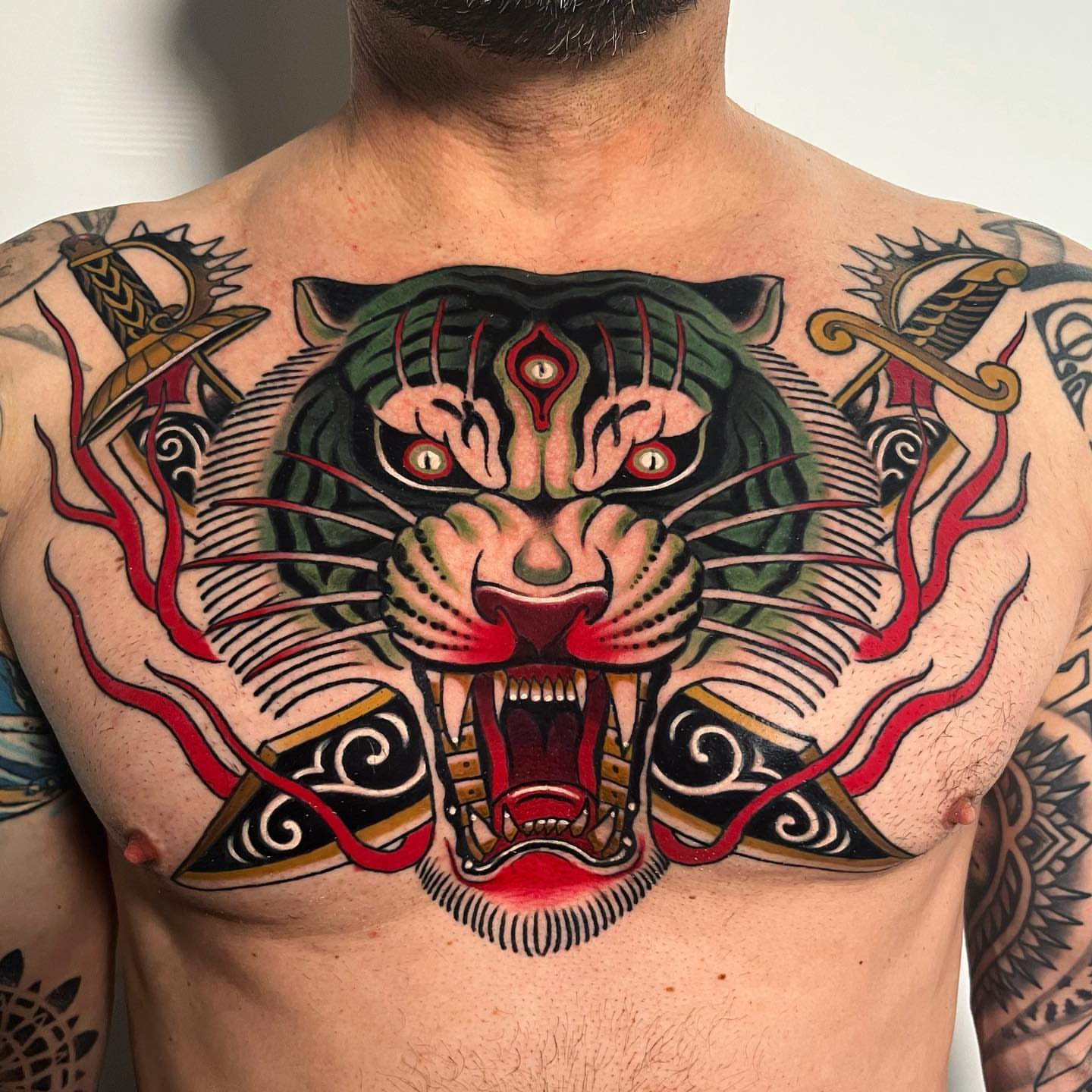 Tattoo by @saralewistattoo — american_traditional