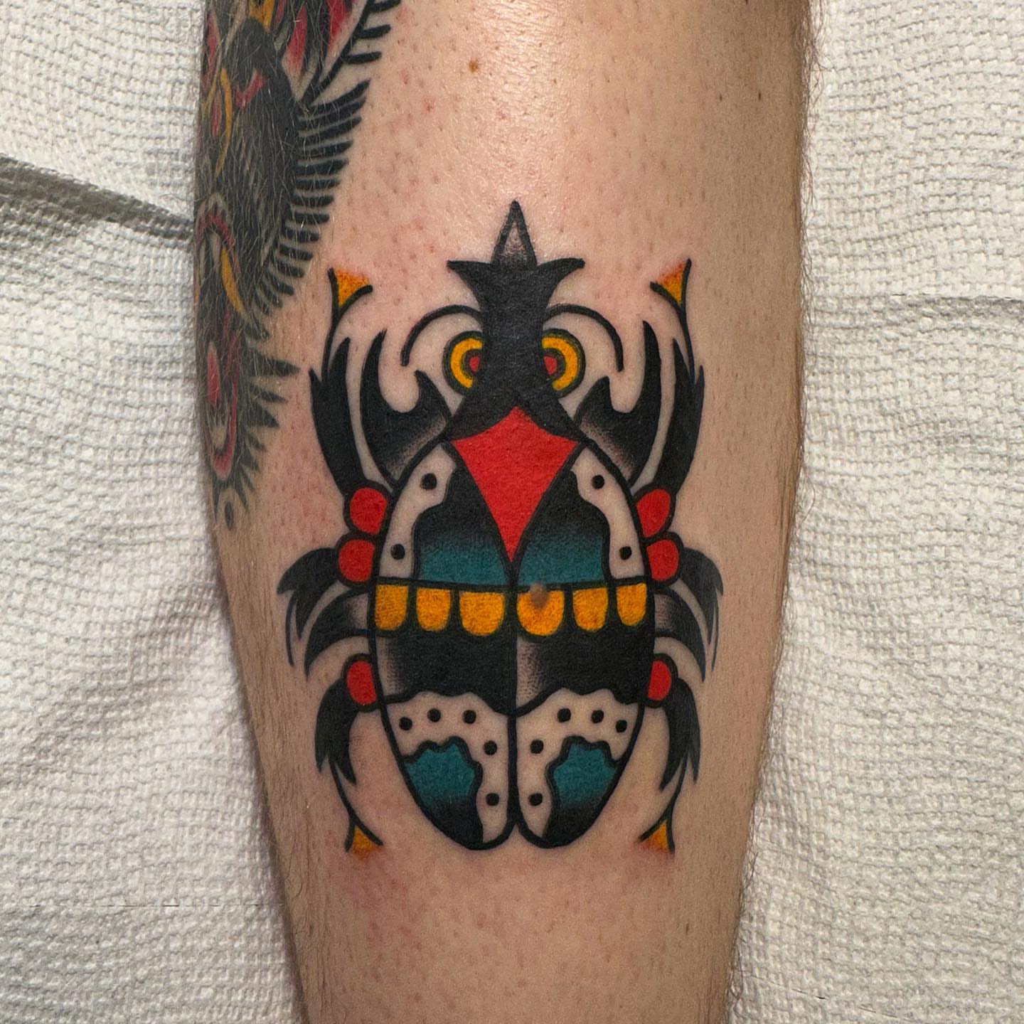 Tattoo by @rempetattoo β american_traditional, geometric