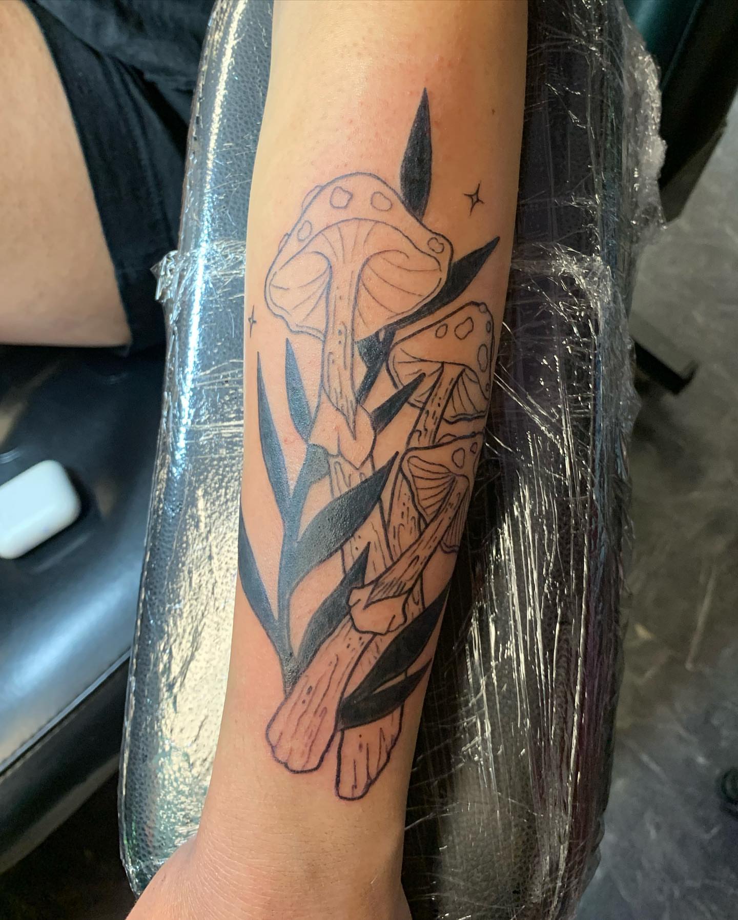 Tattoo by @maggieatattoo — black_and_grey