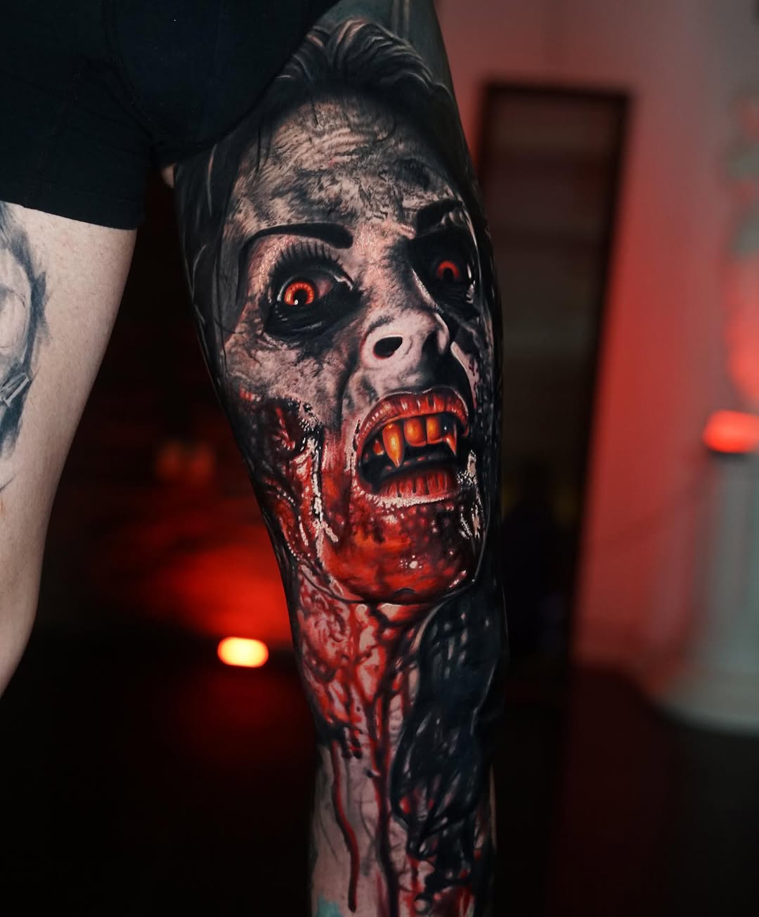 Tattoo by @estebanceron_art — realism, dark_realism