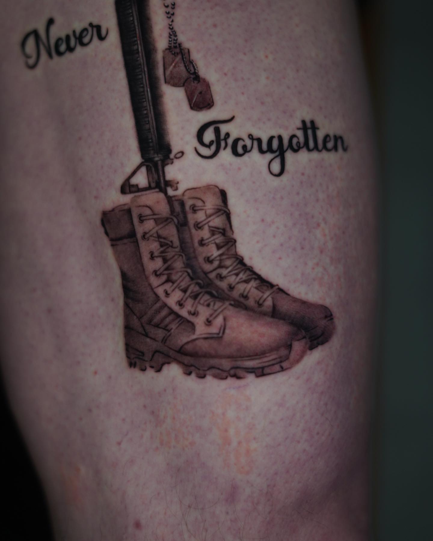 Tattoo by @inkedannarchy — black_and_grey