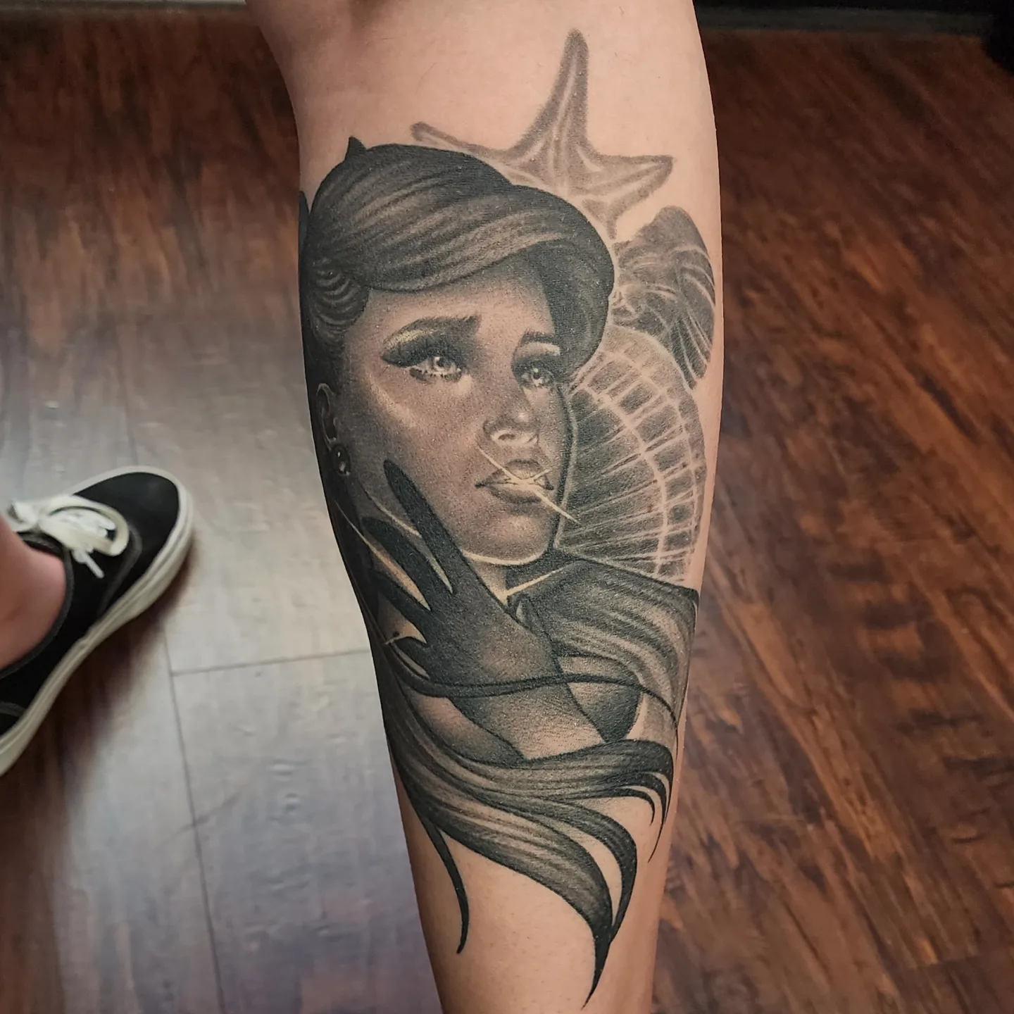 Tattoo by @daniryantattoos — black_and_grey, realism