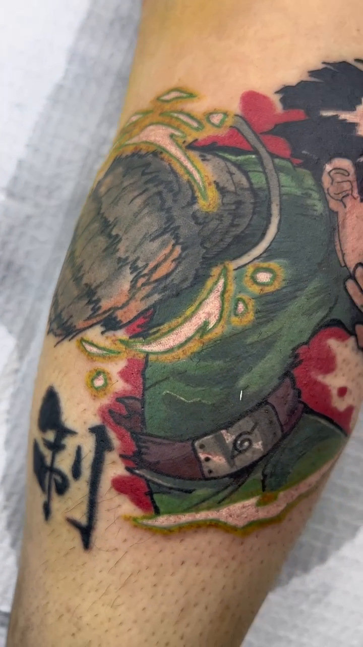 Tattoo by @artofwave5 — anime