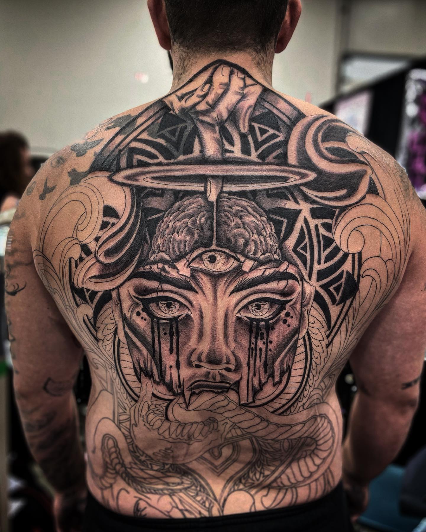 Tattoo by @mastercrae — realism, dark_realism