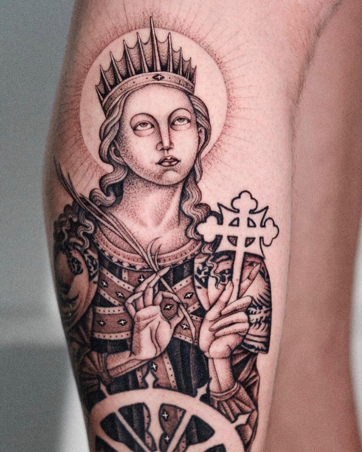 Tattoo by @monkeybob_ttt — dotwork, realism