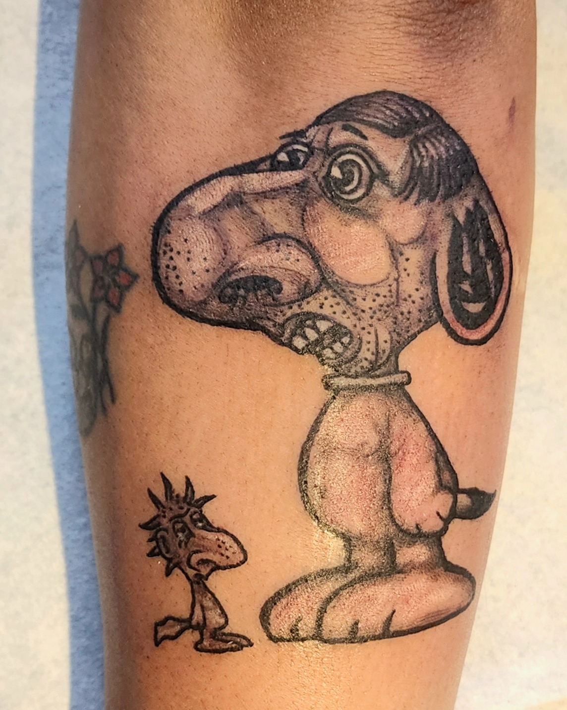 Tattoo by @fricke_tattoo — dotwork, realism