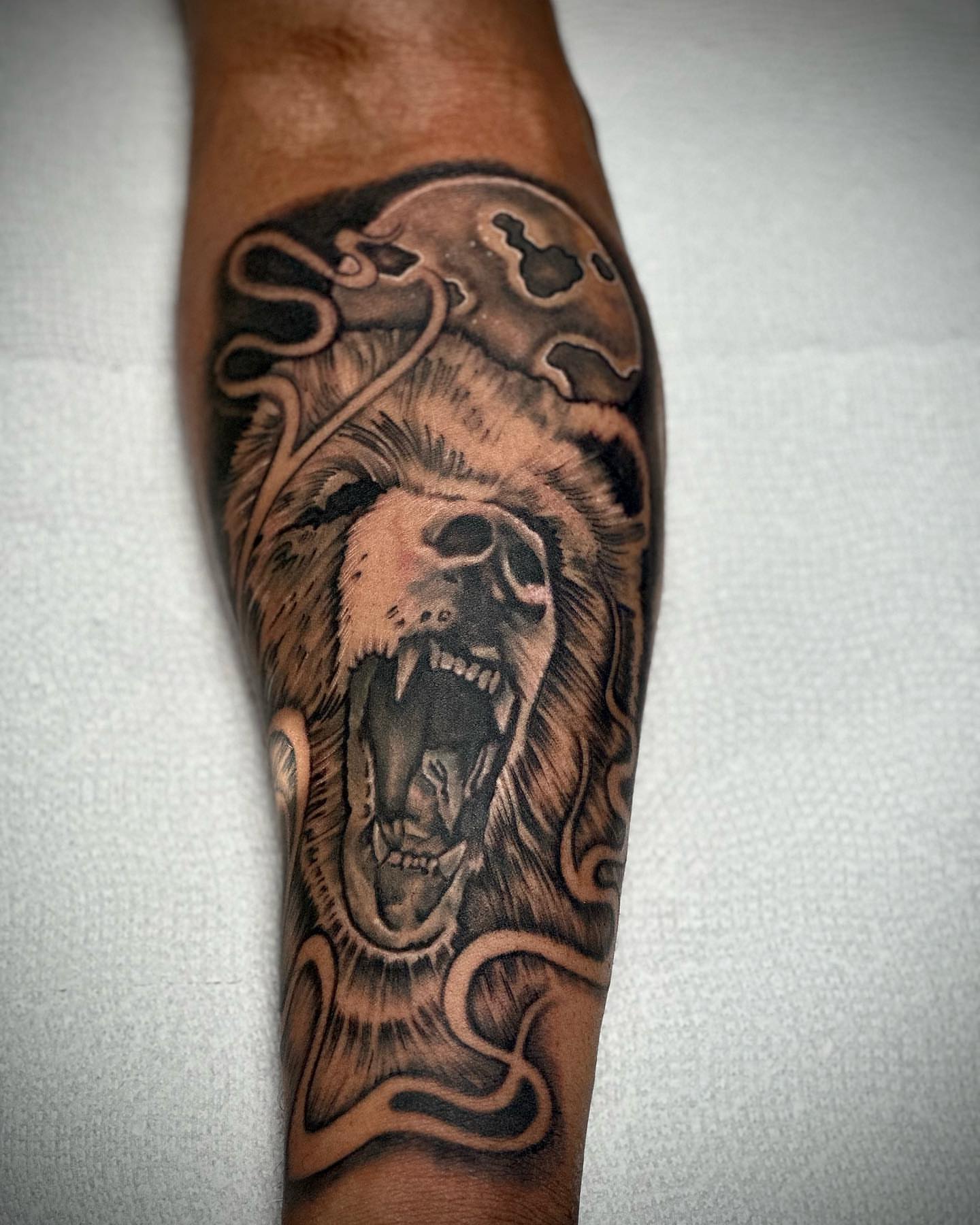 Tattoo by @pbzkillenem β black_and_grey, realism