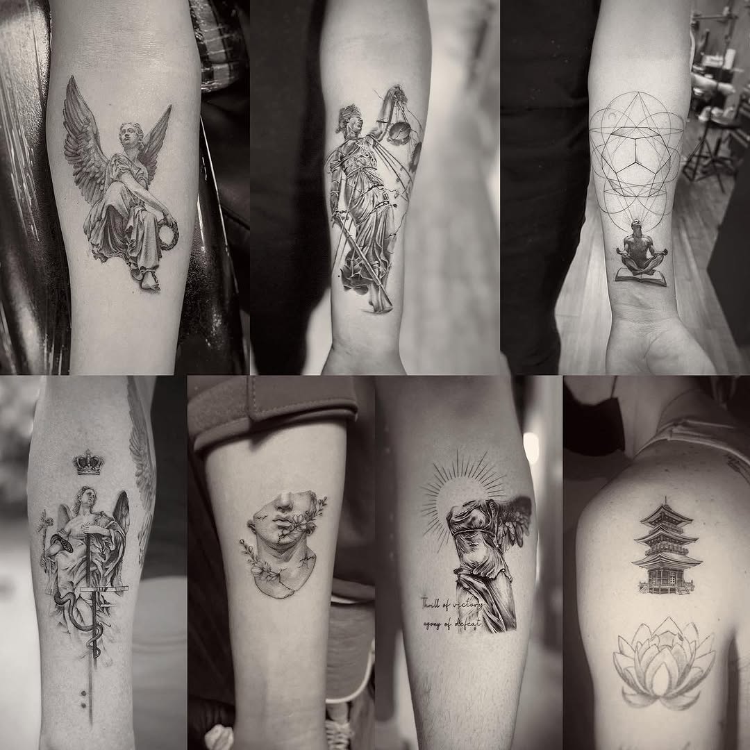 Tattoo by @baronart__nana — realism, black_and_grey