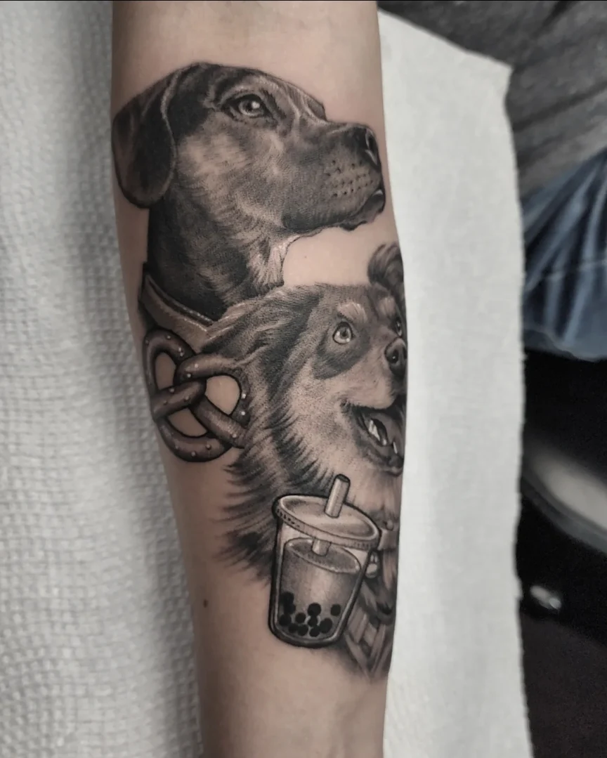 Tattoo by @daniryantattoos — realism, black_and_grey