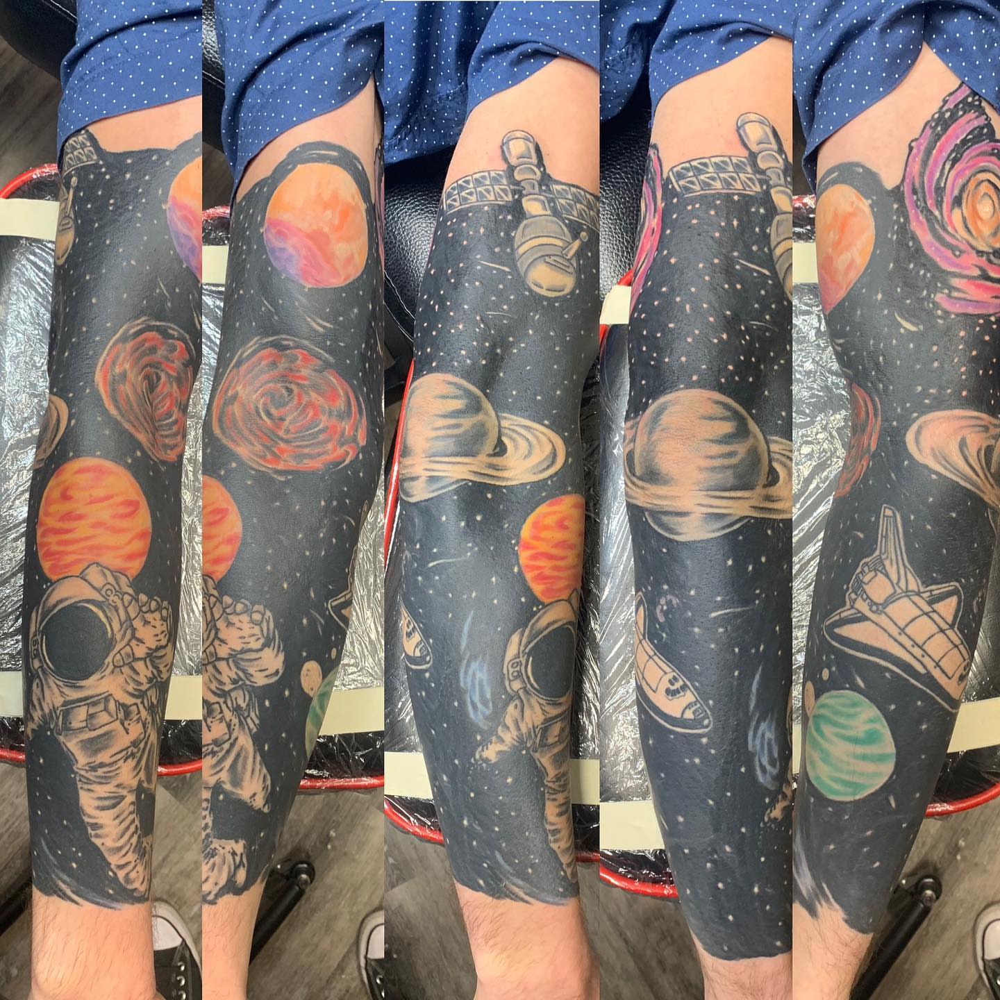 Tattoo by @goat76 — dotwork, realism