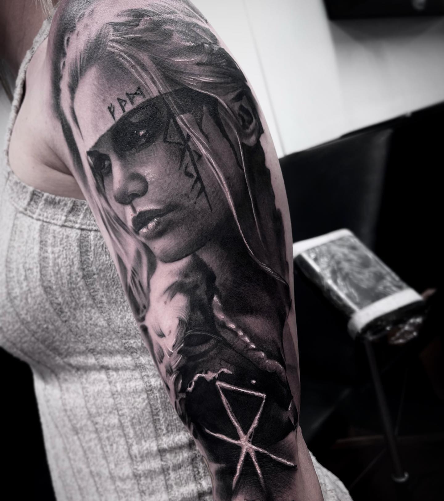 Tattoo by @blackchow_tattoos — black_and_grey, realism