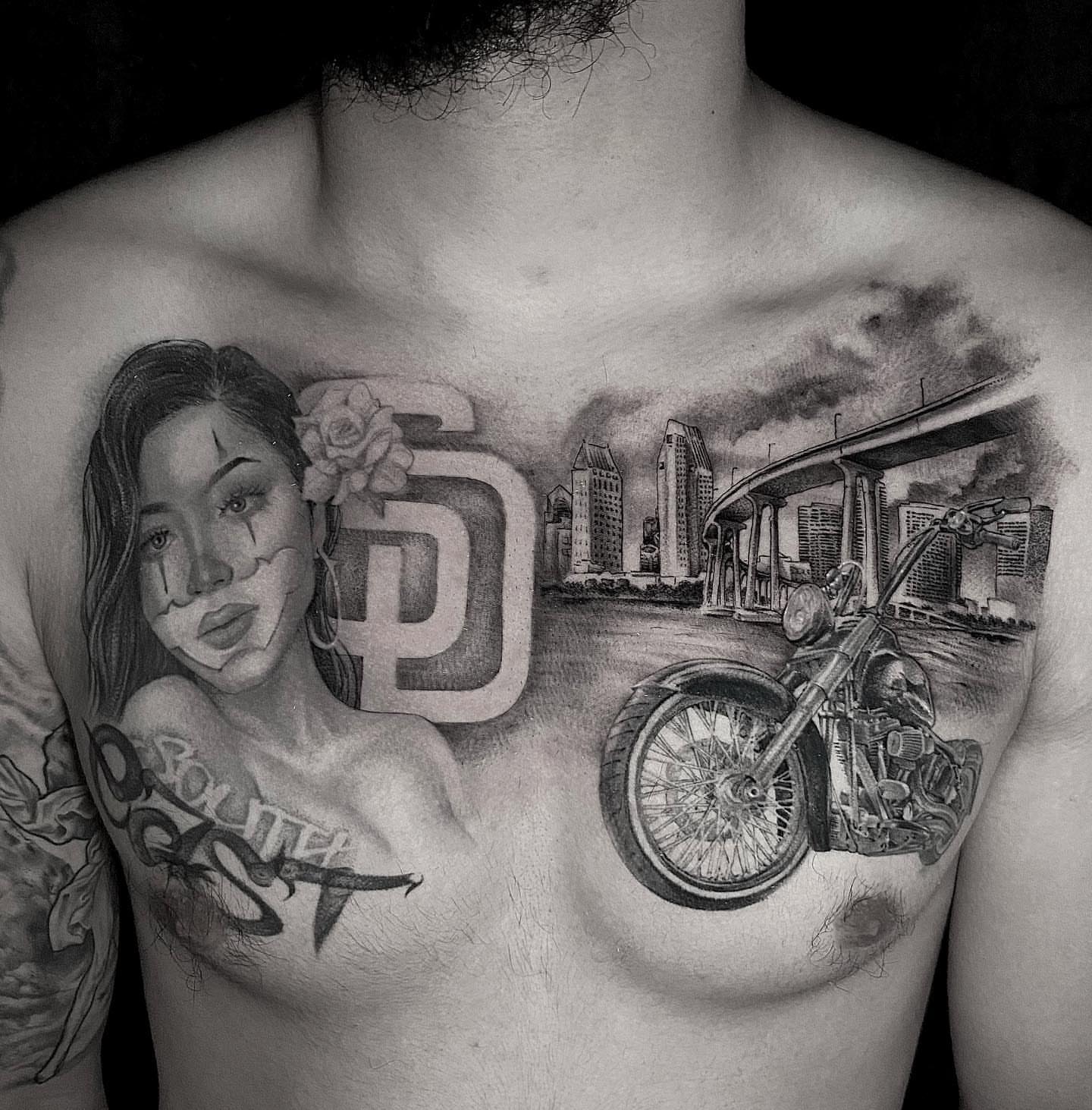 Tattoo by @thegood.d.artworks — realism, black_and_grey