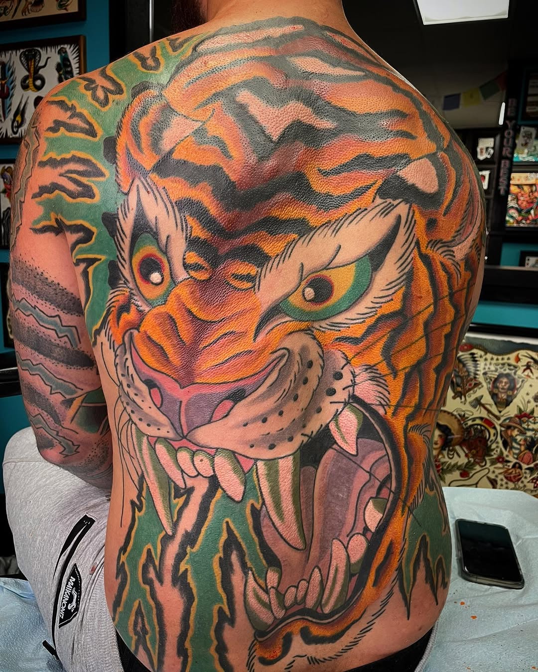 Tattoo by @_wooderson_ — japanese_irezumi, neo_traditional