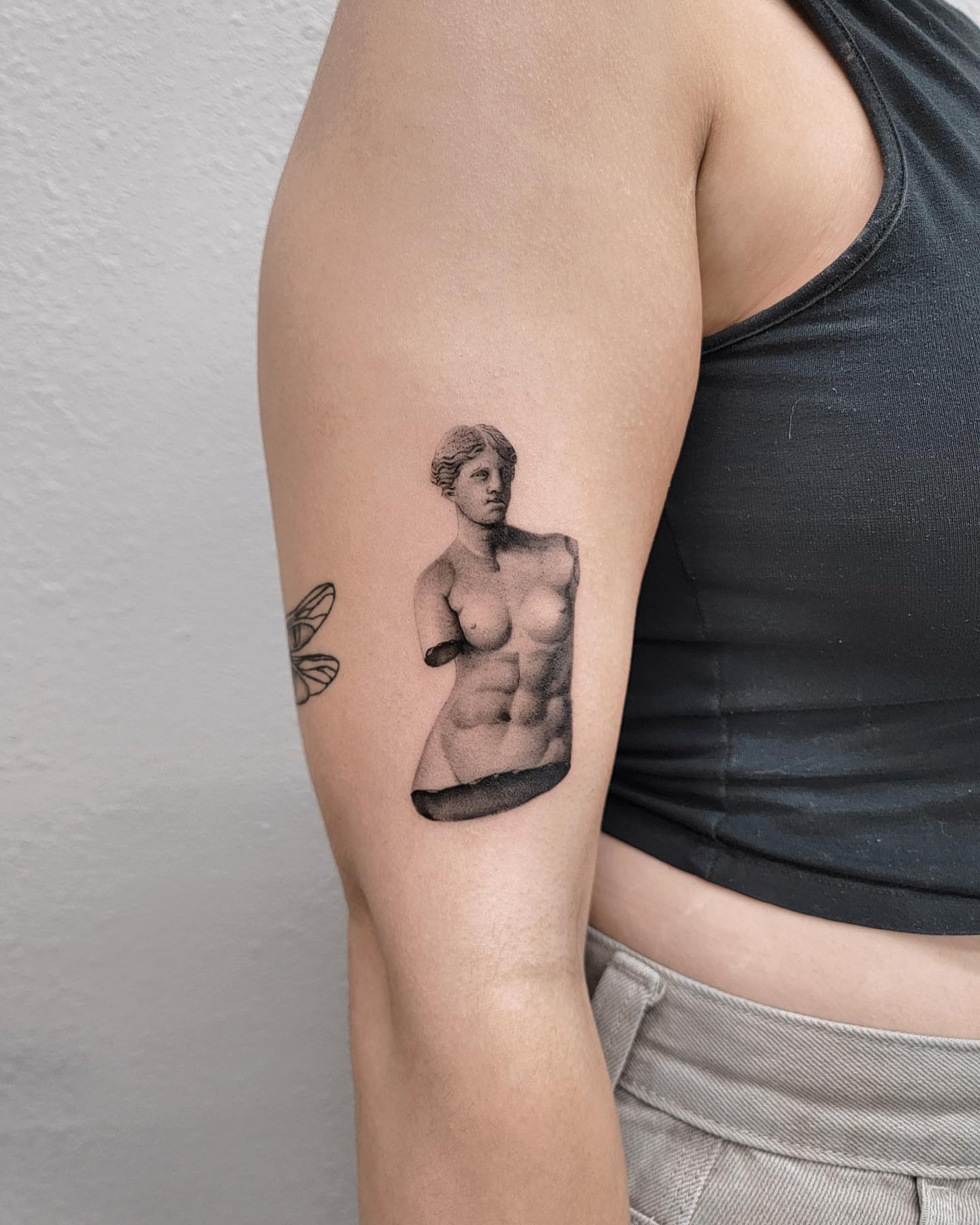 Tattoo by @houstontattooartist_miketran — black_and_grey