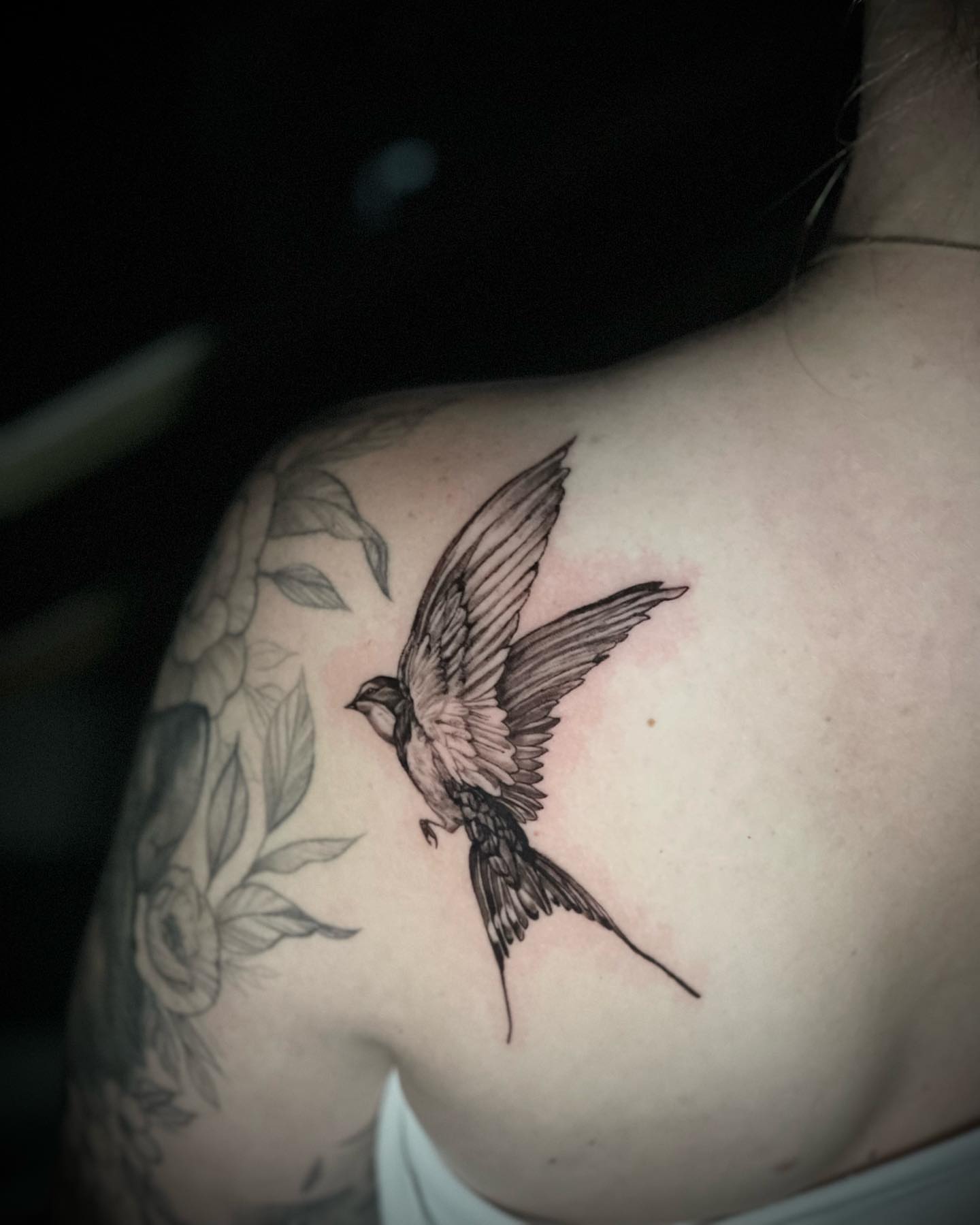 Tattoo by @inks.exoticc — black_and_grey