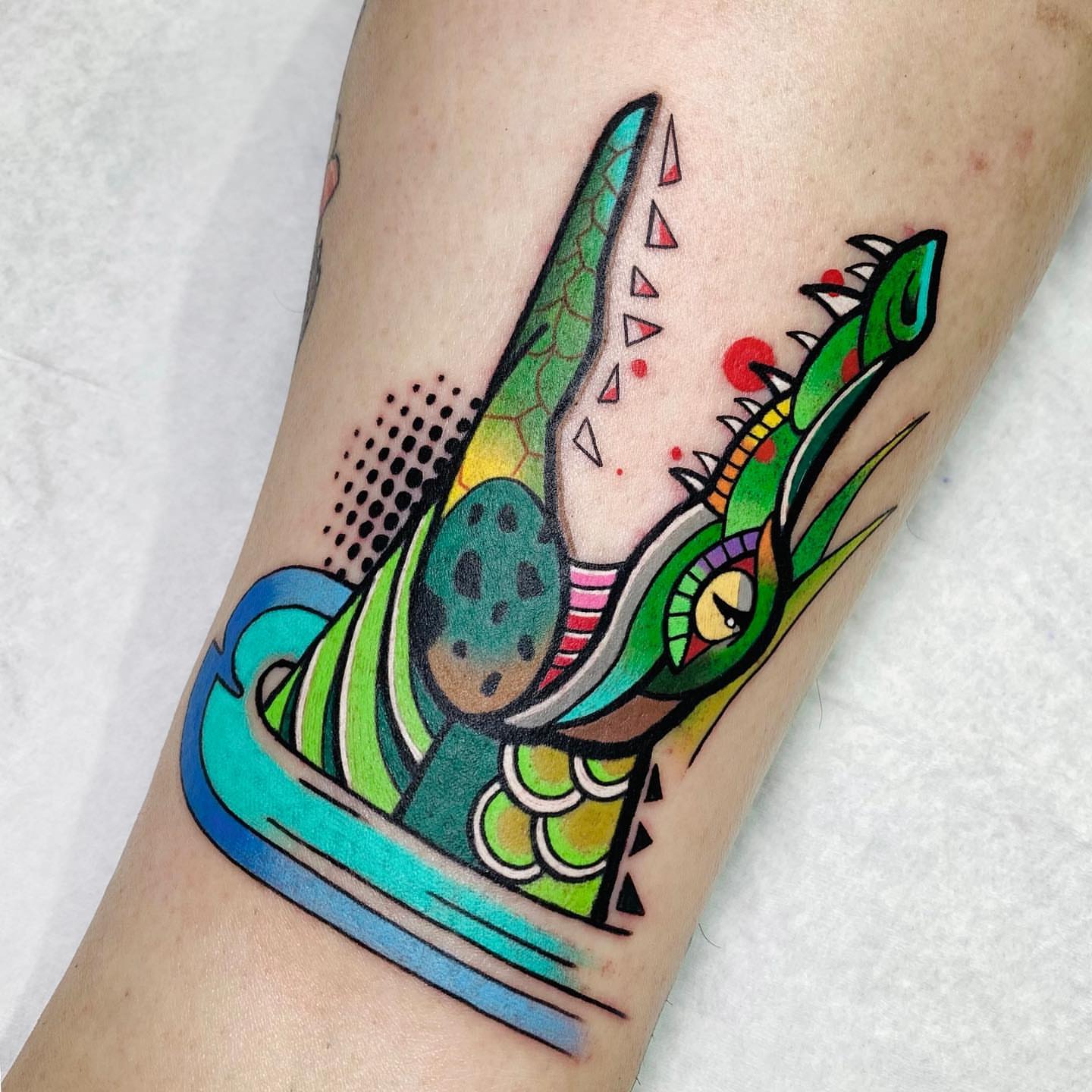 Tattoo by @hurjaesae — geometric