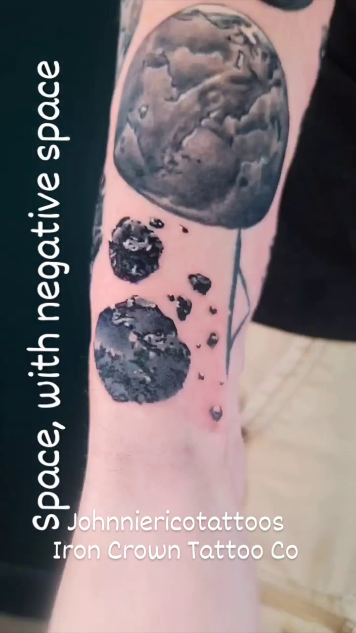 Tattoo by @johnniericotattoos — realism, black_and_grey