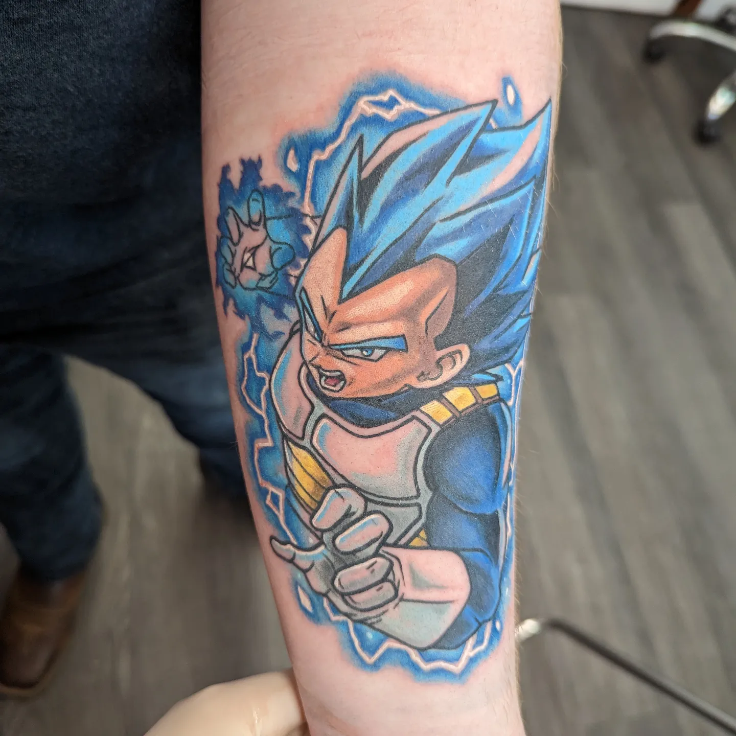Tattoo by @harley_makes_tattoos — anime
