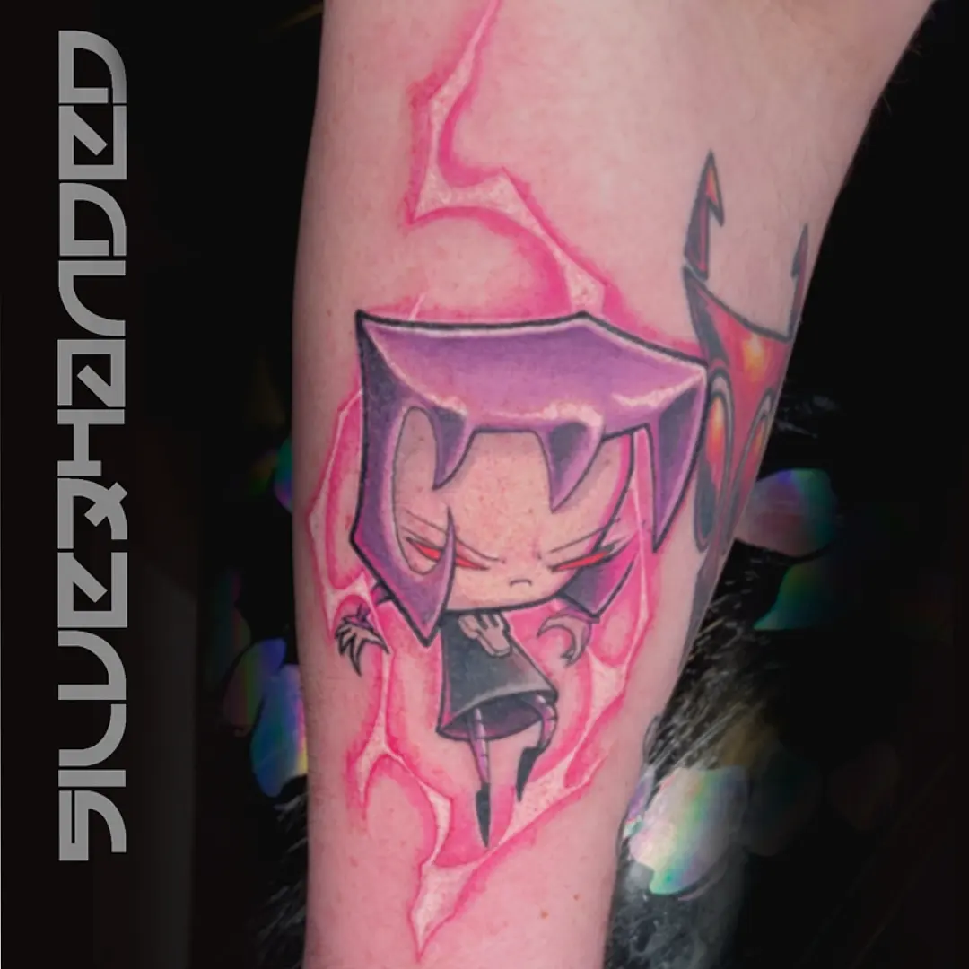 Tattoo by @silverhanded — anime