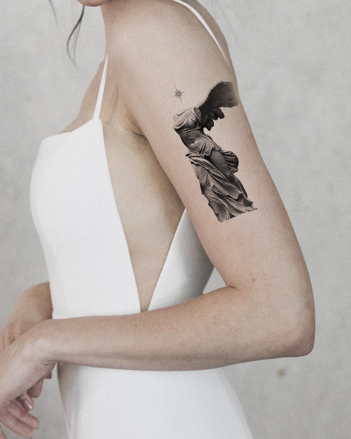Tattoo by @ito_tattooist — black_and_grey